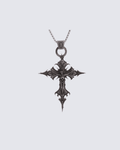 Punk Gothic Cross Pendant Necklace