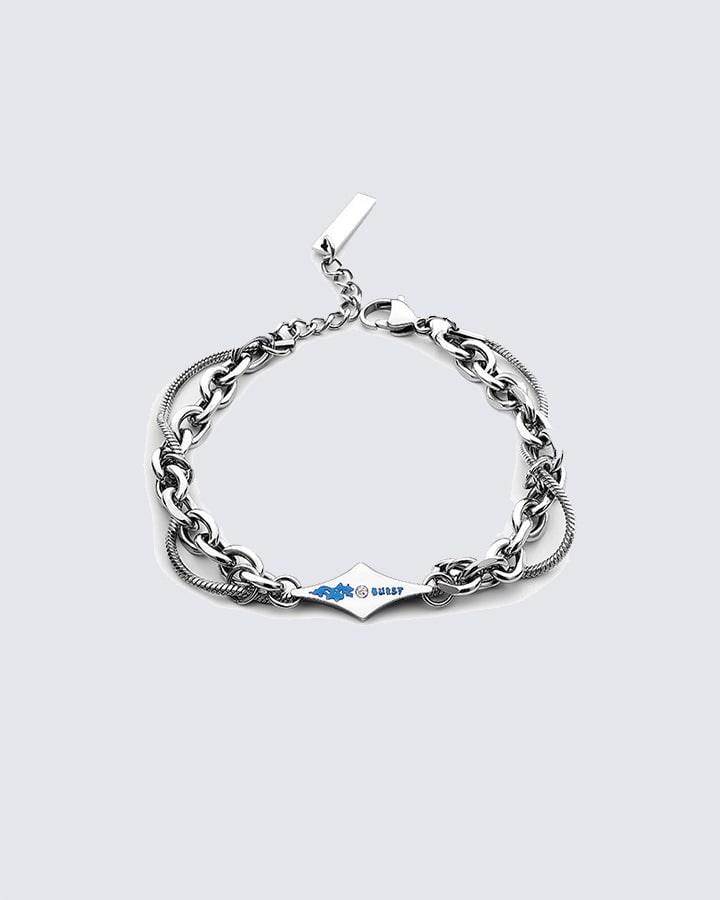 KIIKIO Titanium Steel Lava Wrap Bracelet with Unique Design