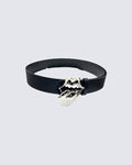 Gothic Lips PU and Alloy Belt