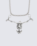 "Bound Skeleton" Gothic Necklace